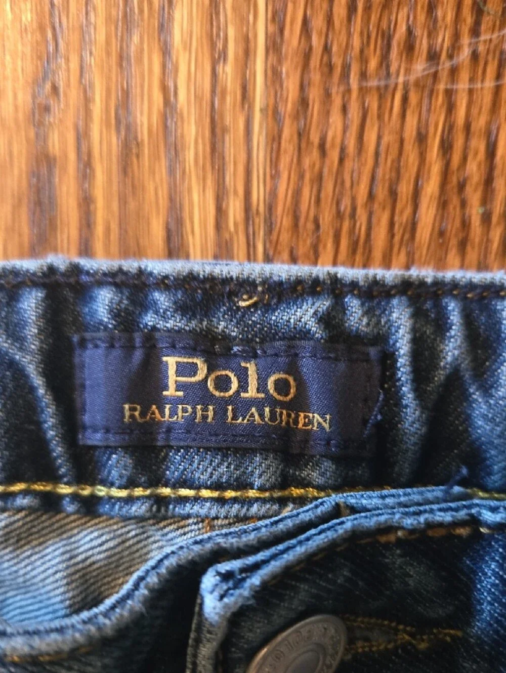 Ralph Lauren Boys Slim Straight Blue Denim Jeans